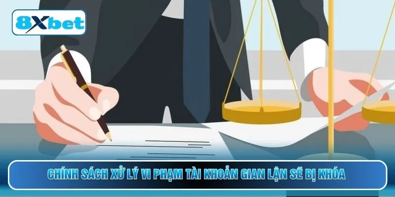 Chính sách xử lý vi phạm tài khoản gian lận sẽ bị khóa 