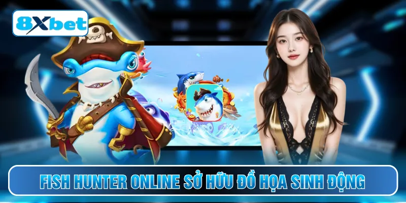 Fish Hunter online sở hữu đồ họa sinh động