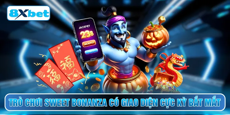 Trò chơi Sweet Bonanza có giao diện cực kỳ bắt mắt